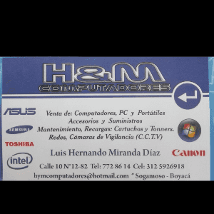 H & M Computadores-SOGAMOSO-Boyacá